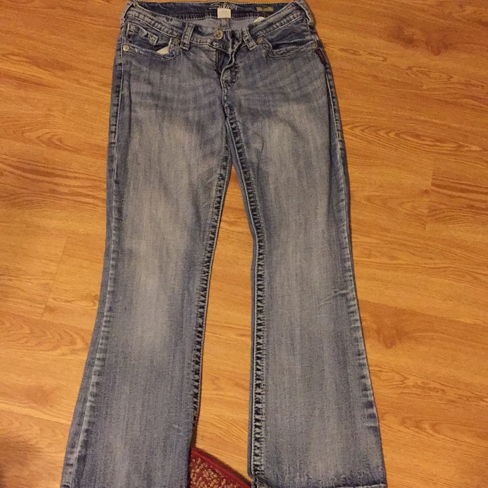 Silver jeans